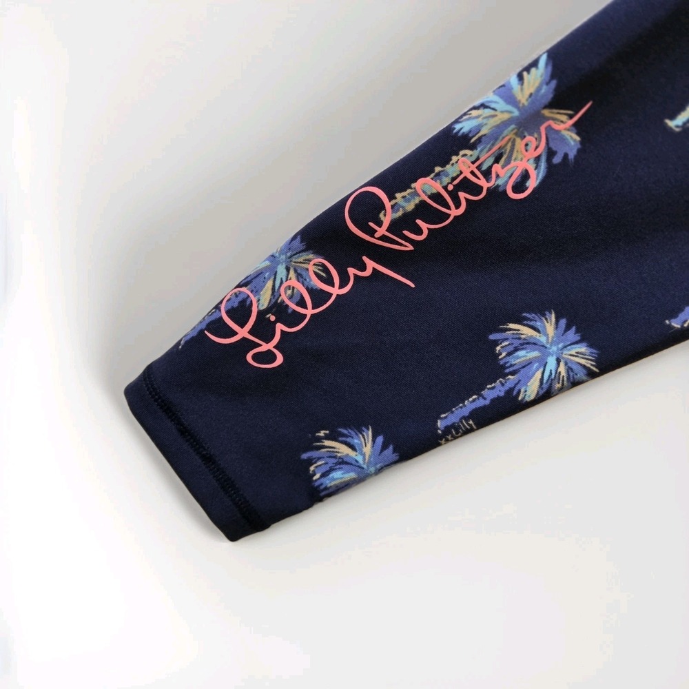 Lilly Pulitzer Luxletic XXS UPF 50+‎ Weekender Leggings in Sunset Safari Palms - Picture 3 of 6